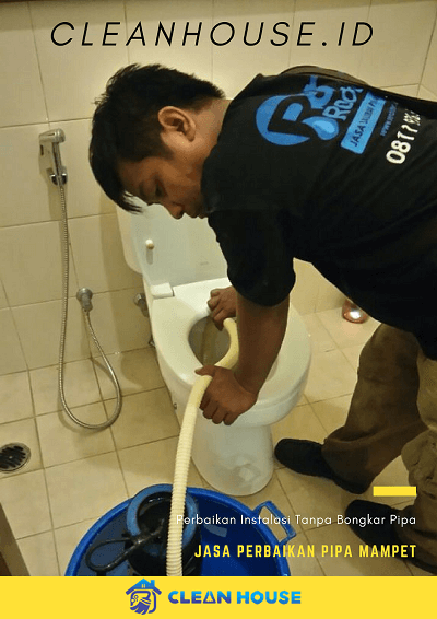 Cara mengatasi saluran pembuangan air kamar mandi mampet